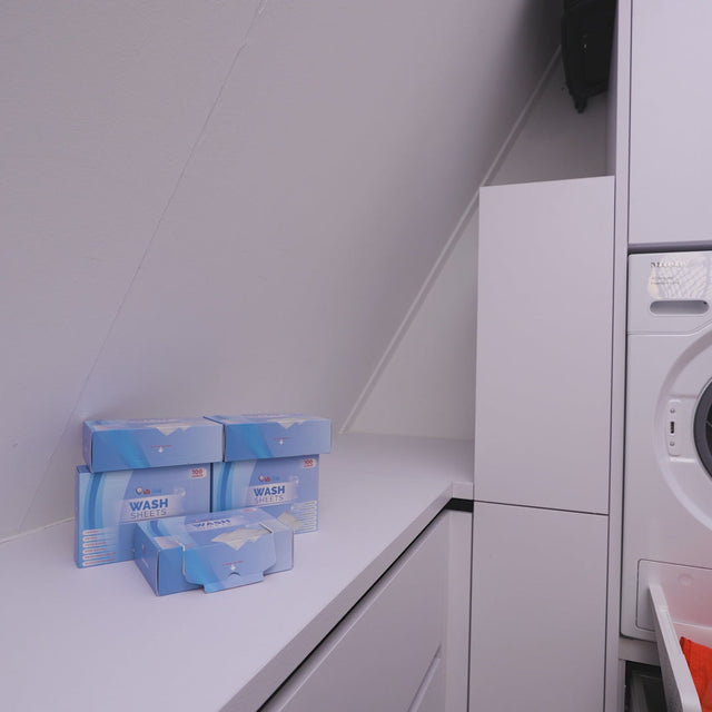 Schoenen in de wasmachine wassen: de dosering is het hele verhaal