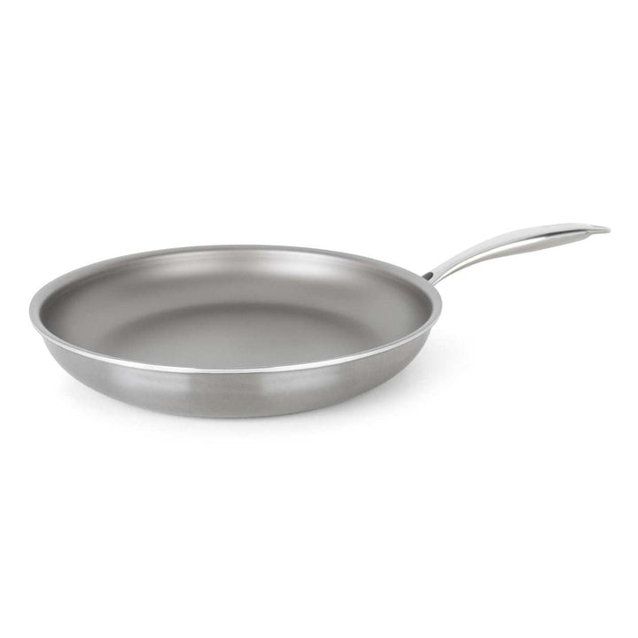 DotShield Koekenpan 24cm met glazen deksel, duurzaam en PFAS-vrij, tri-ply constructie voor gezond koken