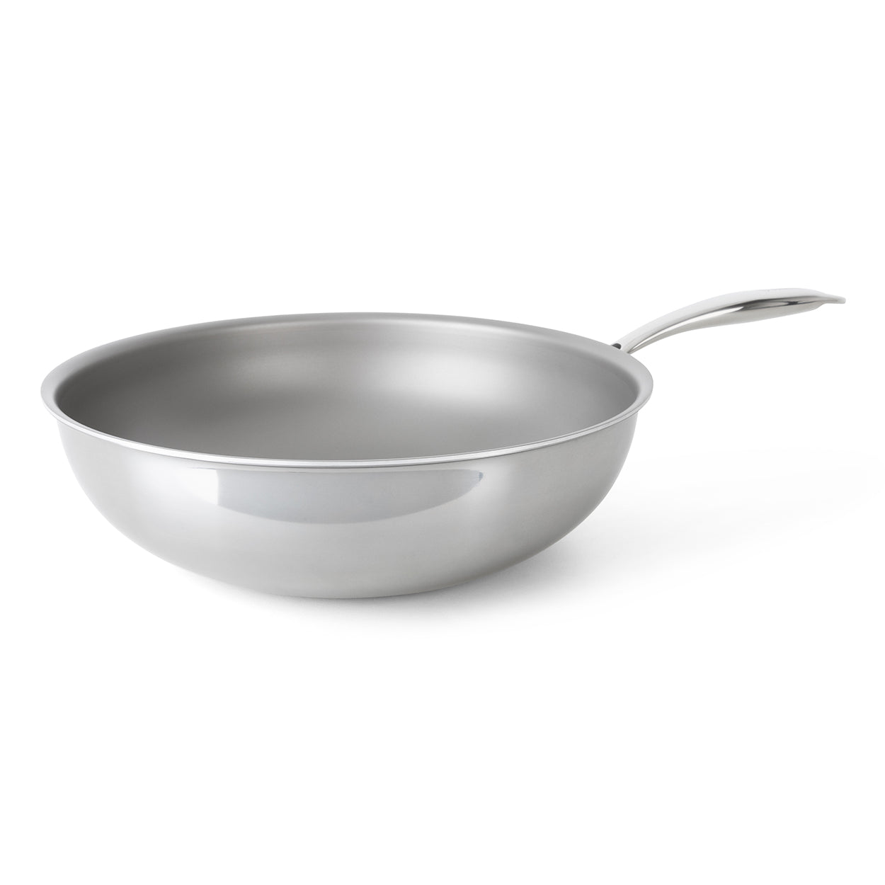Wok Familie 28 set met wok 30 cm, koekenpan 28 cm en glazen deksel voor gezinsmaaltijden
