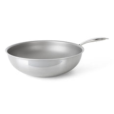 Wok Familie 28 set met wok 30 cm, koekenpan 28 cm en glazen deksel voor gezinsmaaltijden