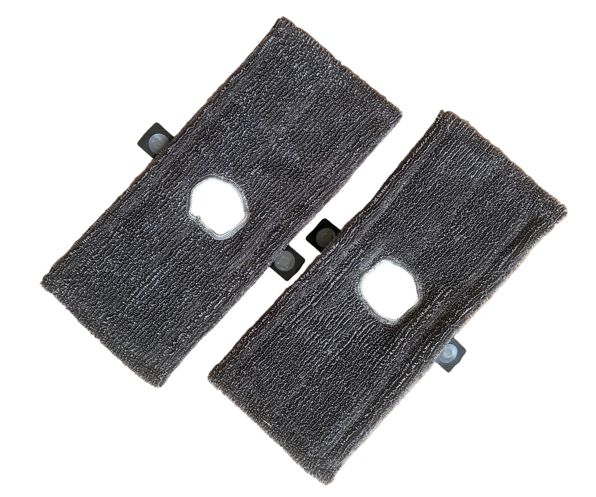 Twee platte microvezel refills voor Turbo Twin Mop ideaal voor vloer schoonmaken van grote oppervlakken