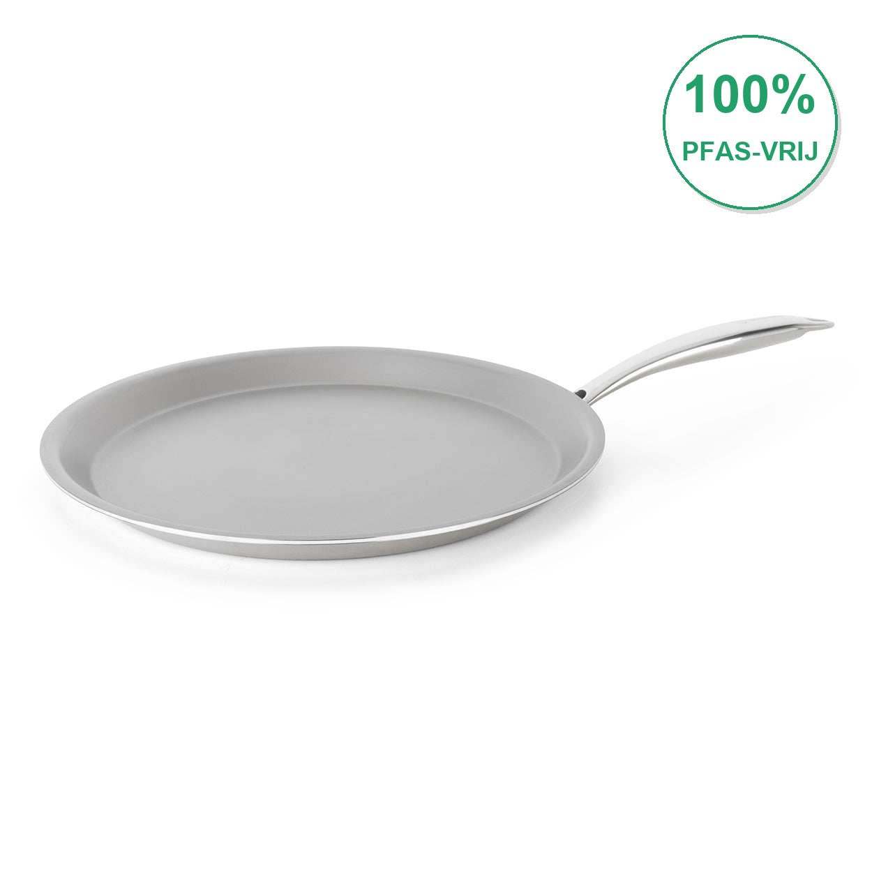 DotShield pannenkoekenpan 28cm met natuurlijke SiO₂ antiaanbaklaag zonder PFAS