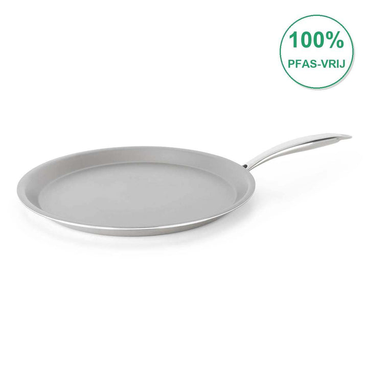DotShield pannenkoekenpan 28cm met natuurlijke SiO₂ antiaanbaklaag zonder PFAS