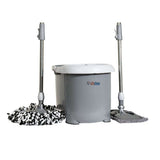 <tc>iZi-Clean</tc> Turbo Twin Mop — 2-in-1 Mop Set with Round + Flat Mop